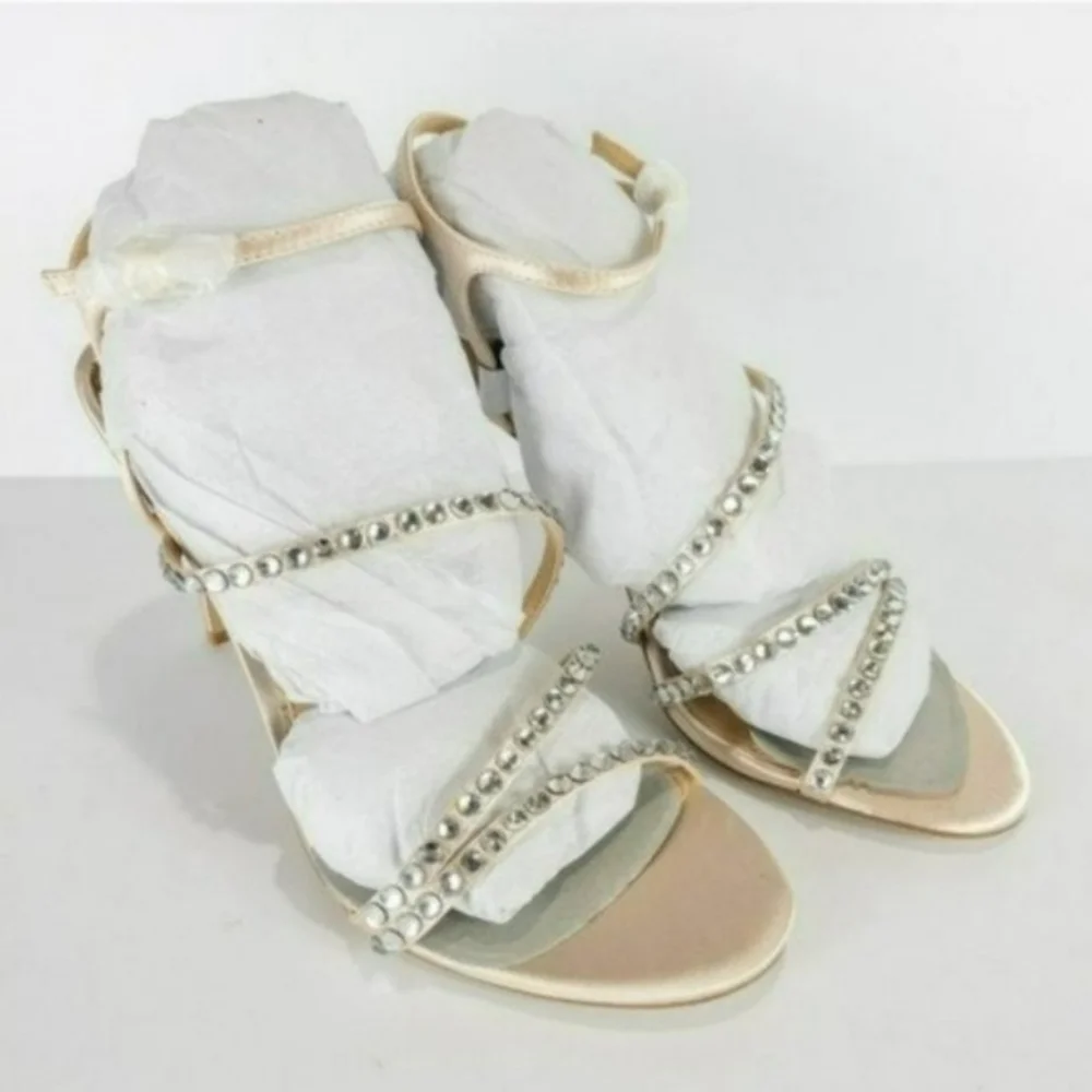 Jewel by Badgley Mischka Marimba Satin Sandal - Picture 5 of 7